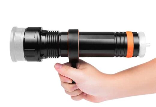 OrcaTorch D950V – 10,500 Lumens Super Bright Diving Torch for Underwater Video
