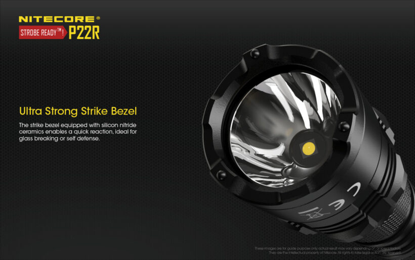 Nitecore P22R – 1800 Lumen Tactical Torch | STROBE READY | Strike Bezel | IP68 Nitecore P22R – 1800 Lumen Tactical Torch | STROBE READY | Strike Bezel | IP68