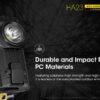 Nitecore HA23 – 250 Lumens Lightweight Headlamp for Outdoor Activities