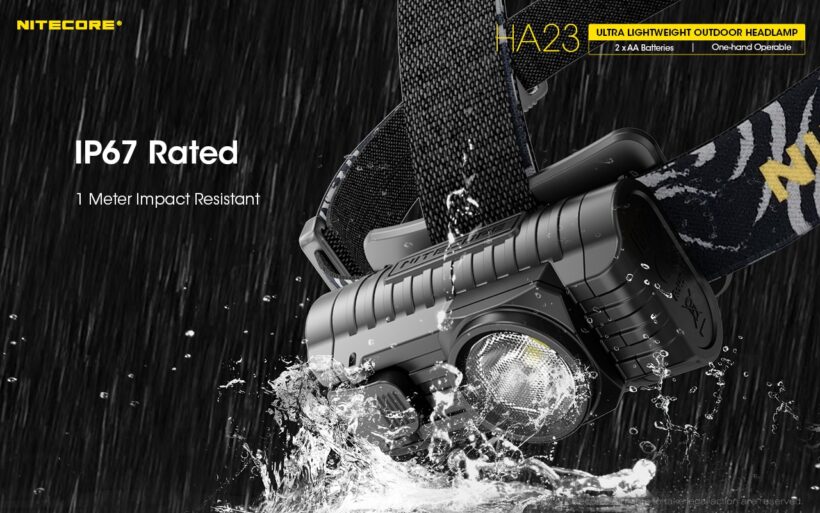 Nitecore HA23 – 250 Lumens Lightweight Headlamp for Outdoor Activities