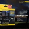 Nitecore HA23 – 250 Lumens Lightweight Headlamp for Outdoor Activities