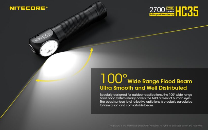 Nitecore HC35 – 2700 Lumens Multi-Purpose Headlamp for Outdoor Activities