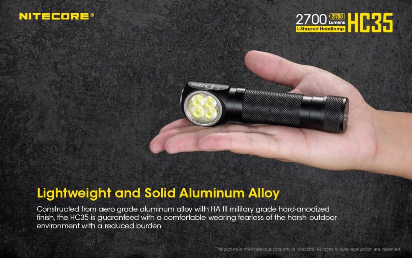 Nitecore HC35 – 2700 Lumens Multi-Purpose Headlamp for Outdoor Activities