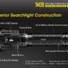 Nitecore TM39 – 5,200 Lumens Ultra-Long Range Rechargeable Flashlight