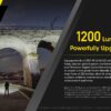 Nitecore MH12 V2 – 1200 Lumens Flashlight with 202-Meter Throw