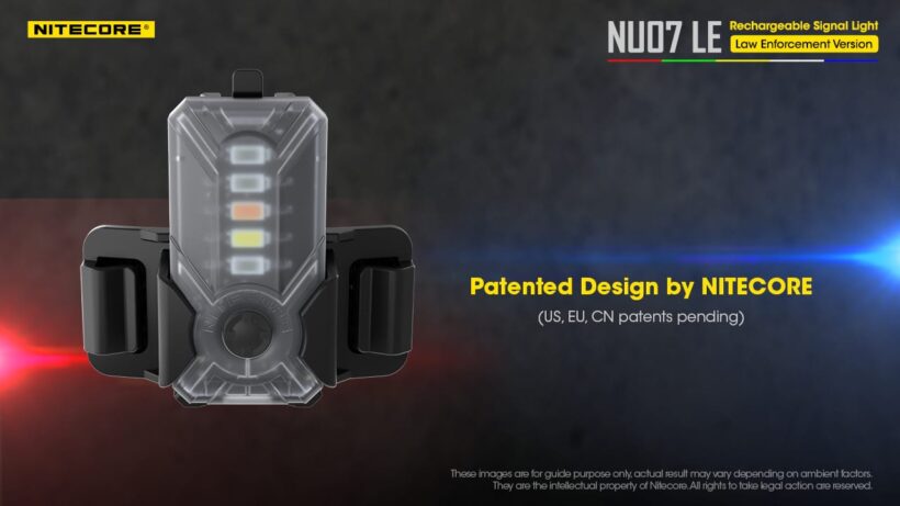 Nitecore NU07 LE – Multi-Color Rechargeable LED Signal Light
