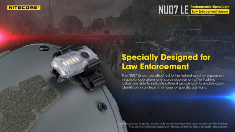 Nitecore NU07 LE – Multi-Color Rechargeable LED Signal Light