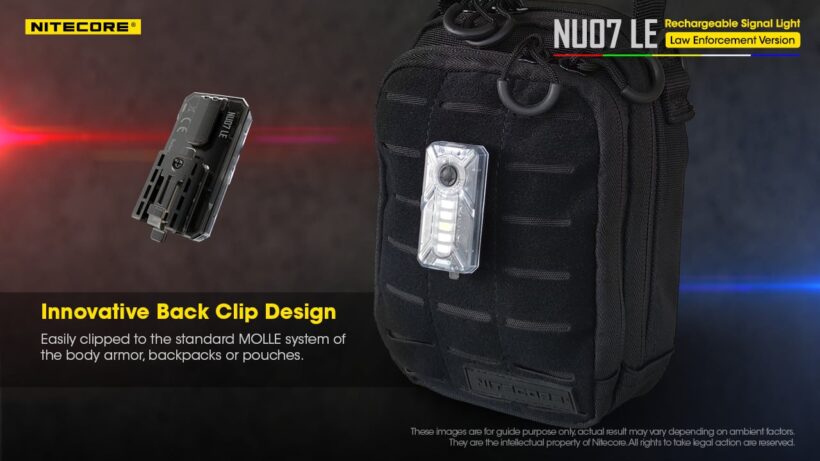 Nitecore NU07 LE – Multi-Color Rechargeable LED Signal Light