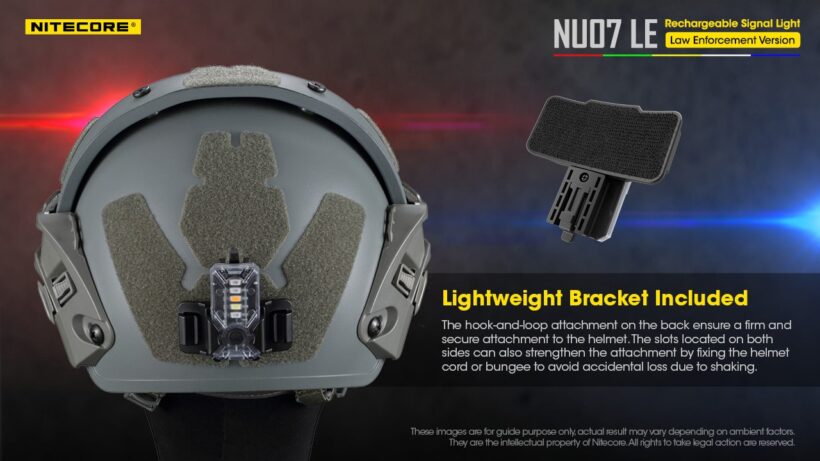 Nitecore NU07 LE – Multi-Color Rechargeable LED Signal Light