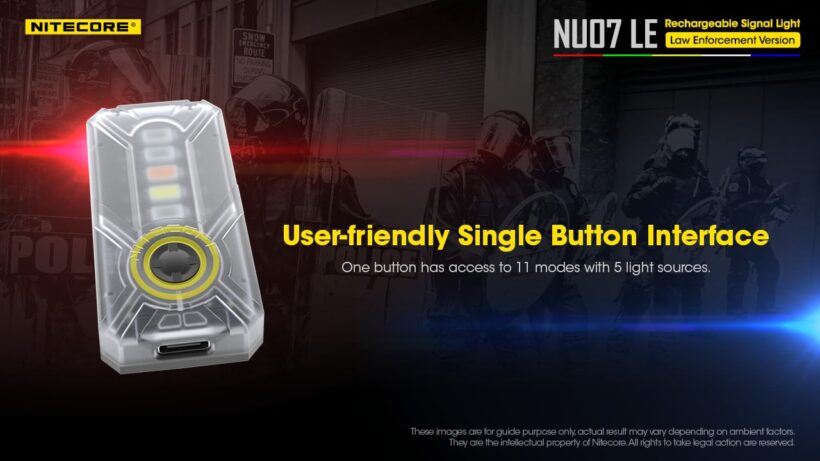 Nitecore NU07 LE – Multi-Color Rechargeable LED Signal Light