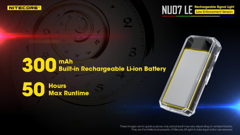 Nitecore NU07 LE – Multi-Color Rechargeable LED Signal Light