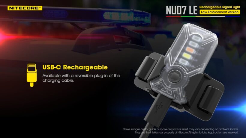 Nitecore NU07 LE – Multi-Color Rechargeable LED Signal Light
