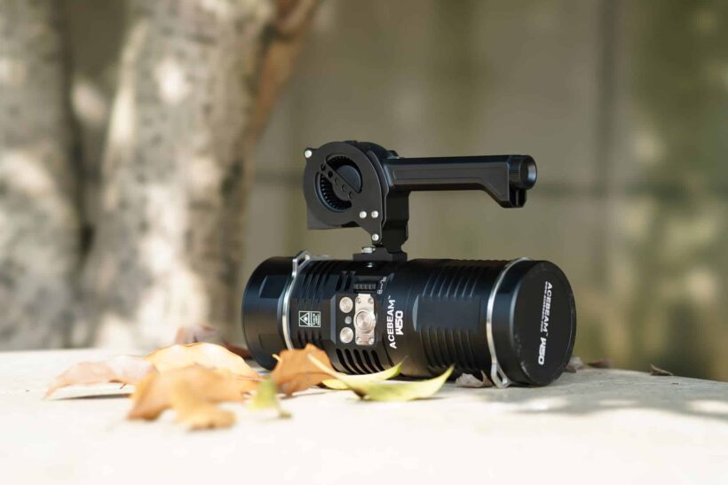 Acebeam W50 White LEP Flashlight – 1400 Lumens, 3985 Meter Beam Throw