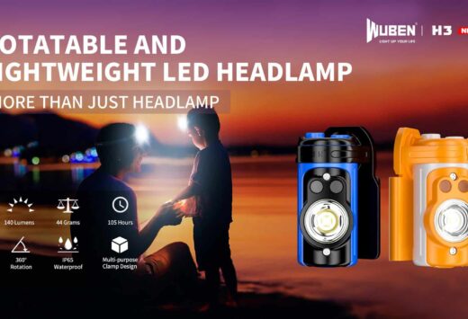 Wuben H3 – 140 Lumens Lightweight and Rotatable Headlamp