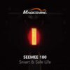 Magicshine SEEMEE 180 – Powerful USB Rechargeable Bicycle Tail Light with 180 Lumens
