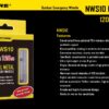 Nitecore NWS10 Whistle – Maximum 120 dB Sound Output, Ultra-Durable Titanium Alloy