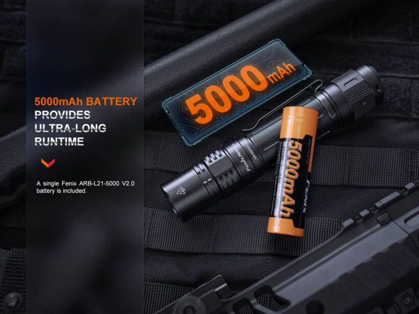 Fenix PD36R PRO Tactical Flashlight – 2800 Lumens, 380 Meter Throw