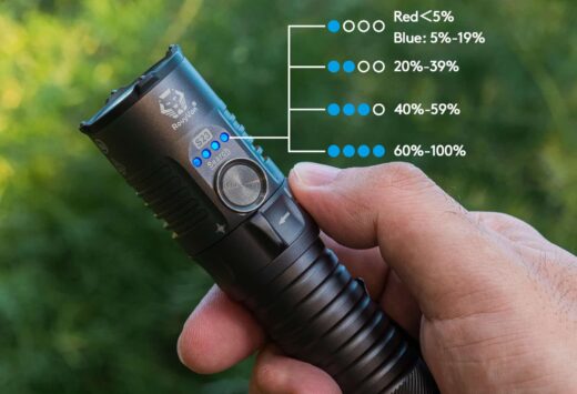 RovyVon S23 Compact 4000 Lumens (Cool White) Compact Search Flashlight