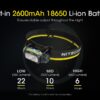 Nitecore NU40 Headlamp – 1,000 Lumens, 100 Meter Beam Distance, 120 Hour Runtime