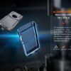 Fenix E03R V2.0 Keychain Flashlight – 500 Lumens, 90 Meter Beam Distance