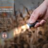 Fenix E03R V2.0 Keychain Flashlight – 500 Lumens, 90 Meter Beam Distance