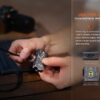 Fenix E03R V2.0 Keychain Flashlight – 500 Lumens, 90 Meter Beam Distance