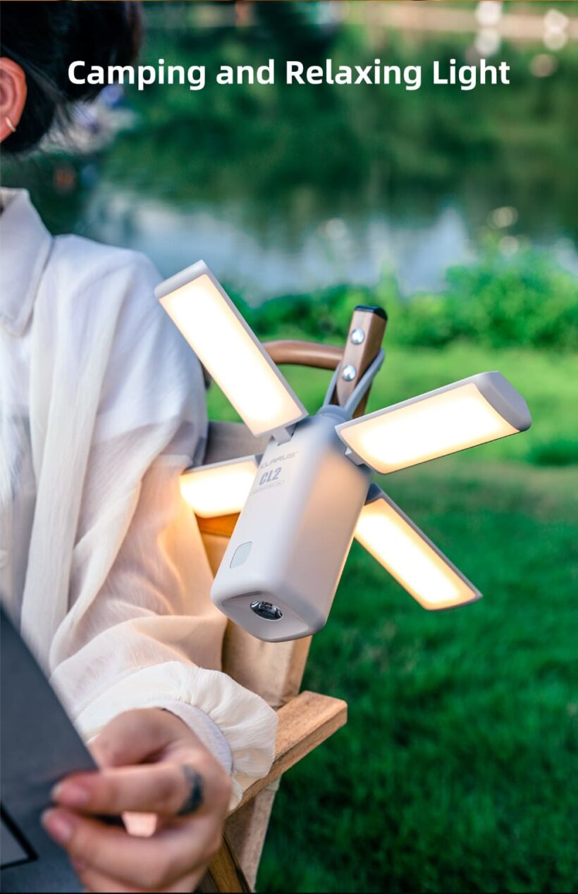 Klarus CL2 Camping Lantern – 750 Lumens, Rechargeable, and Waterproof