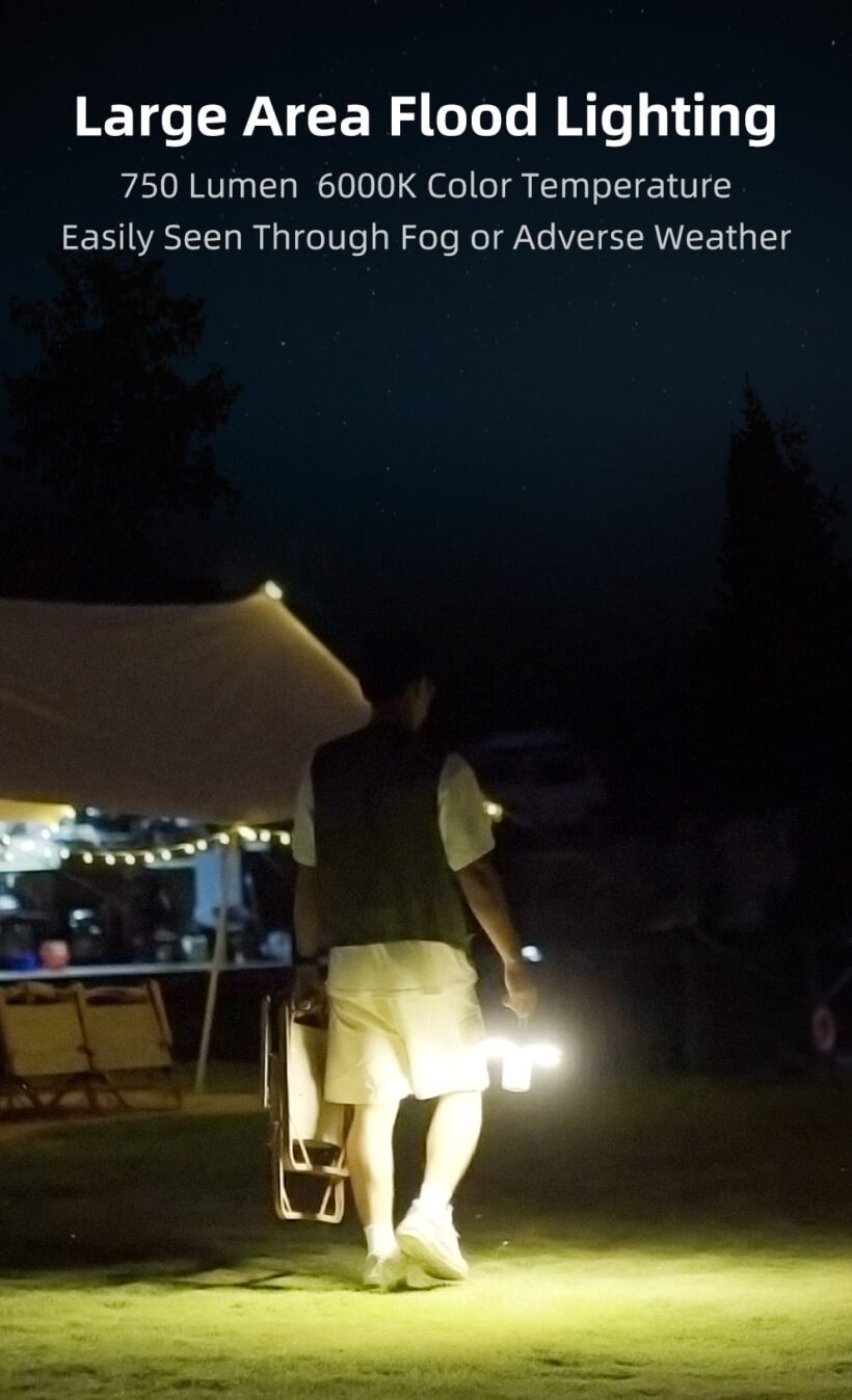 Klarus CL2 Camping Lantern – 750 Lumens, Rechargeable, and Waterproof