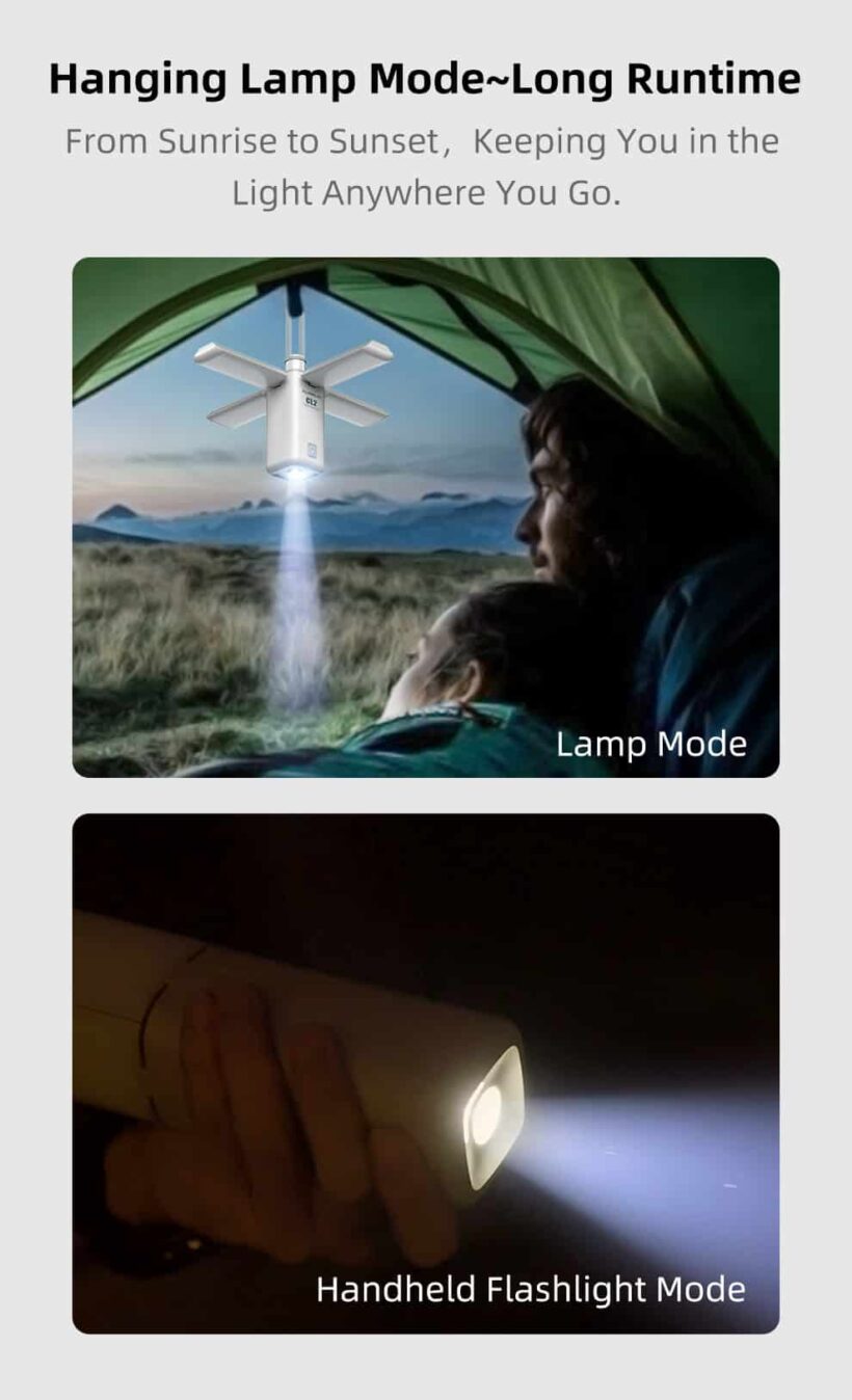 Klarus CL2 Camping Lantern – 750 Lumens, Rechargeable, and Waterproof