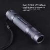 Convoy S2 UV Black Light Flashlight - 365nm 5Watt LG LED
