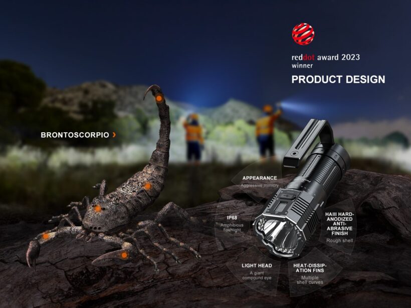 Fenix LR60R Search Flashlight – 21,000 Lumens, 1085 Meter Beam Distance