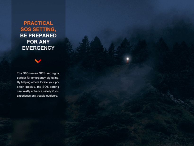 Fenix LR60R Search Flashlight – 21,000 Lumens, 1085 Meter Beam Distance