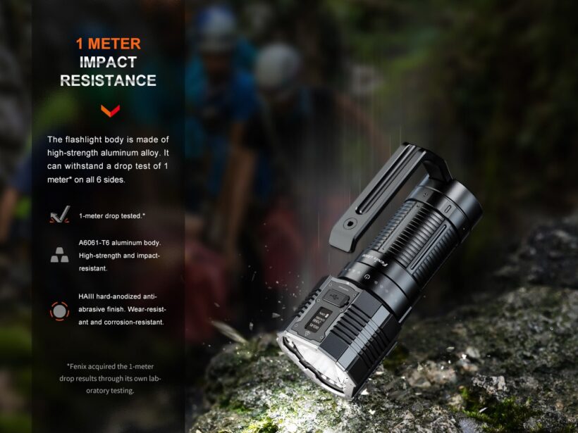 Fenix LR60R Search Flashlight – 21,000 Lumens, 1085 Meter Beam Distance