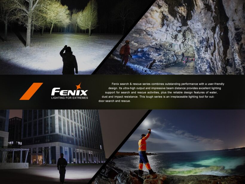 Fenix LR60R Search Flashlight – 21,000 Lumens, 1085 Meter Beam Distance