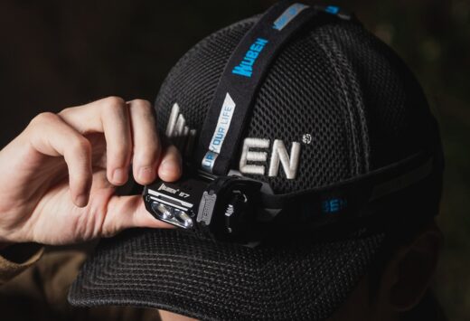 Wuben E7 – 1800 Lumens Headlamp with 132 Meter Throw and 180-Degree Wide Illumination