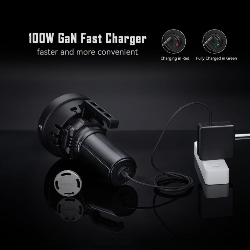 Imalent MS32 Flashlight – 200,000 Lumens, 1618 Meter Throw
