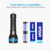 Xtar D06 Dive Light – 1600 Lumens, 430 Meter Throw, 100 Meter Waterproof