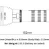 Xtar D06 Dive Light – 1600 Lumens, 430 Meter Throw, 100 Meter Waterproof