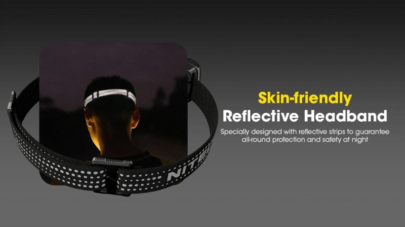 Nitecore NU30 Headlamp – 500 Lumens, 130 Meter Beam Distance