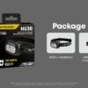 Nitecore NU30 Headlamp – 500 Lumens, 130 Meter Beam Distance