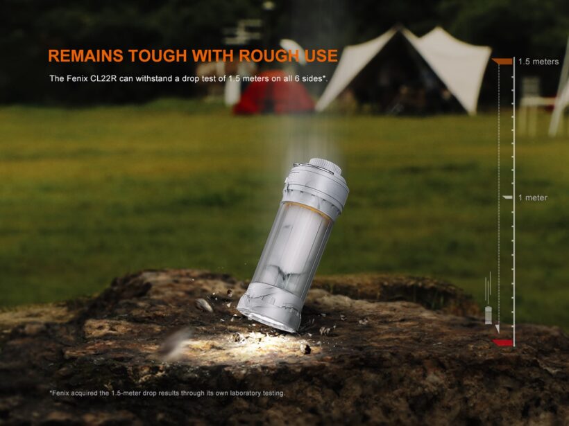 Fenix CL22R Multi Colour Camping Lantern (Black Only) – 500 Lumens