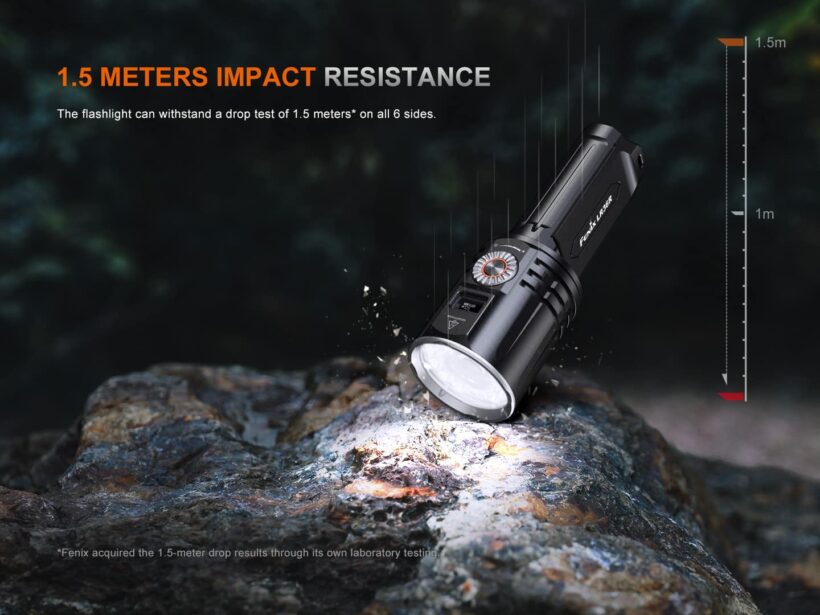 Fenix LR36R 10000 Lumens 1260 Meter Beam Distance High-Performance Search and Rescue Flashlight