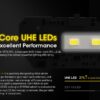 Nitecore HA15 UHE – 400 Lumens – 80M Beam Distance Lightweight Dual-Power Headlamp