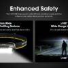 Nitecore HA15 UHE – 400 Lumens – 80M Beam Distance Lightweight Dual-Power Headlamp