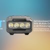 Nitecore HA23 UHE – 600 Lumens Lightweight Multi-Color Headlamp with 132-Meter Beam Distance