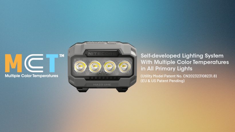 Nitecore HA23 UHE – 600 Lumens Lightweight Multi-Color Headlamp with 132-Meter Beam Distance
