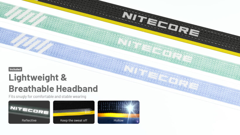Nitecore HA23 UHE – 600 Lumens Lightweight Multi-Color Headlamp with 132-Meter Beam Distance
