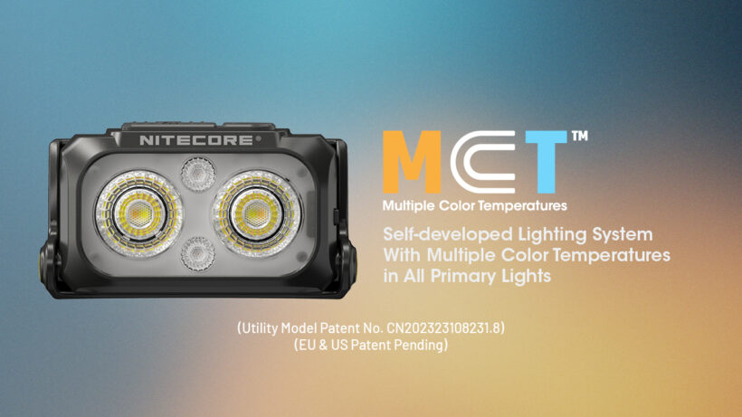Nitecore NU25 MCT Multi Color Temperature 400 Lumens 132 Meter Beam Distance