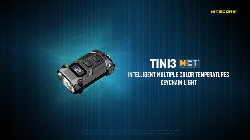 Nitecore TINI3 – 600 Lumens Compact EDC Flashlight with 90-Meter Beam Distance