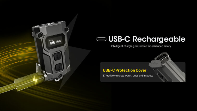 Nitecore TINI 3 – 600 Lumens Compact EDC Flashlight with 90-Meter Beam Distance